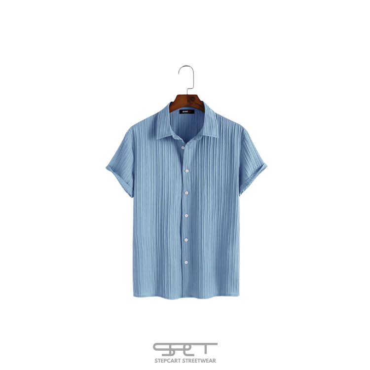 Luftiges Sommerhemd  – Strukturierte Eleganz mit Stil