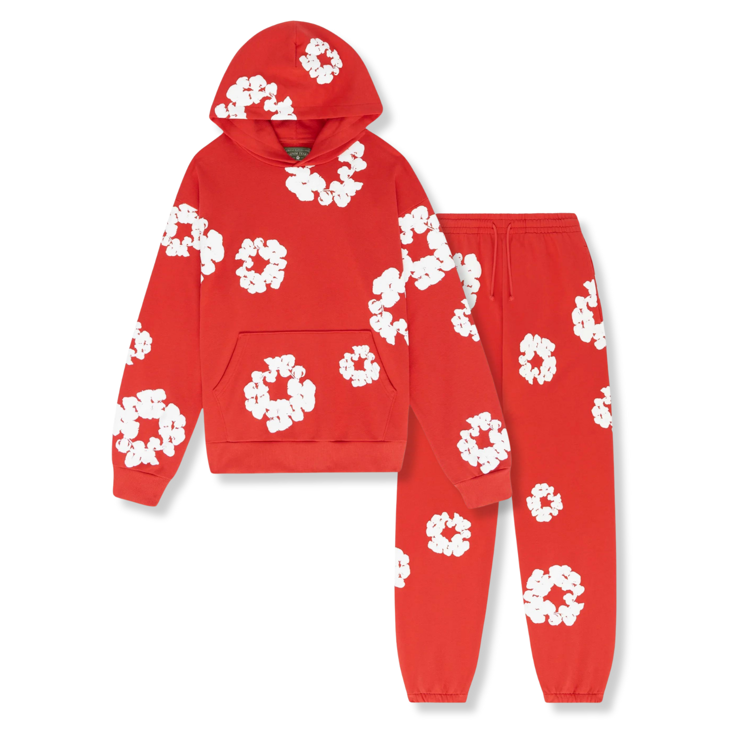 Blumenmotiv Streetwear Jogginganzug - Blumenmotiv Tracksuit