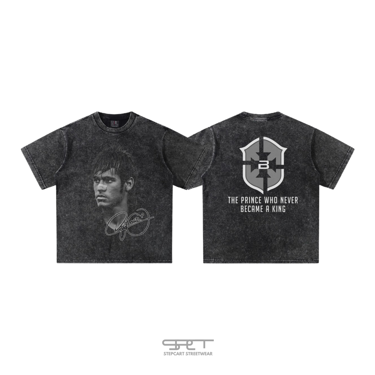 Neymar Prince Oversized Vintage T-Shirt – The Prince Who Never Became A King