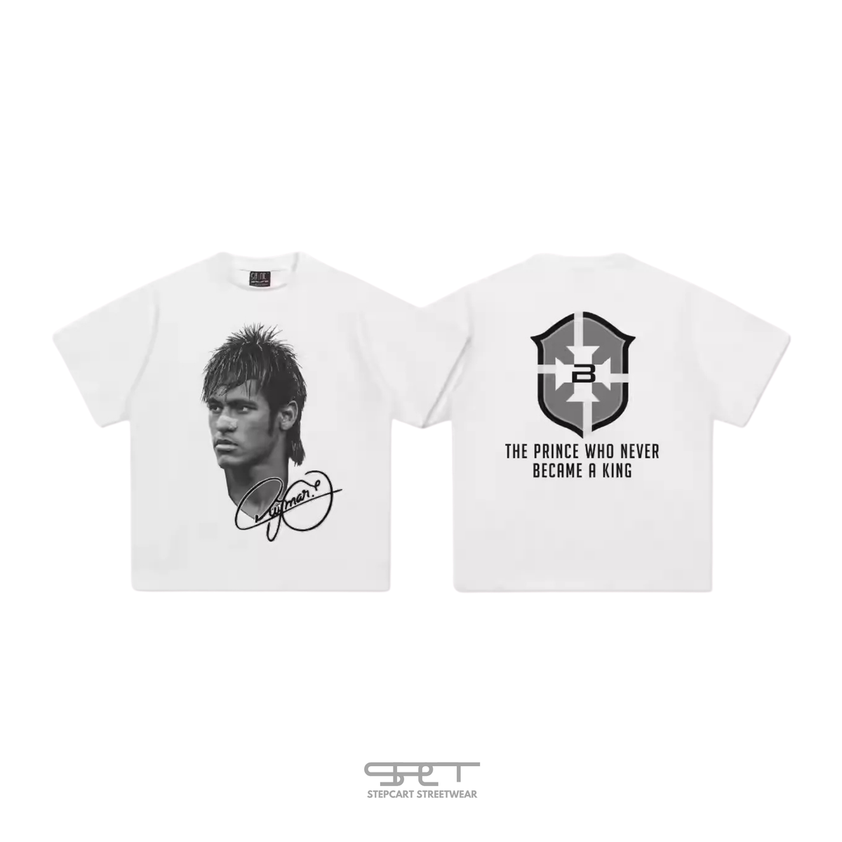 Neymar Prince Oversized Vintage T-Shirt – The Prince Who Never Became A King