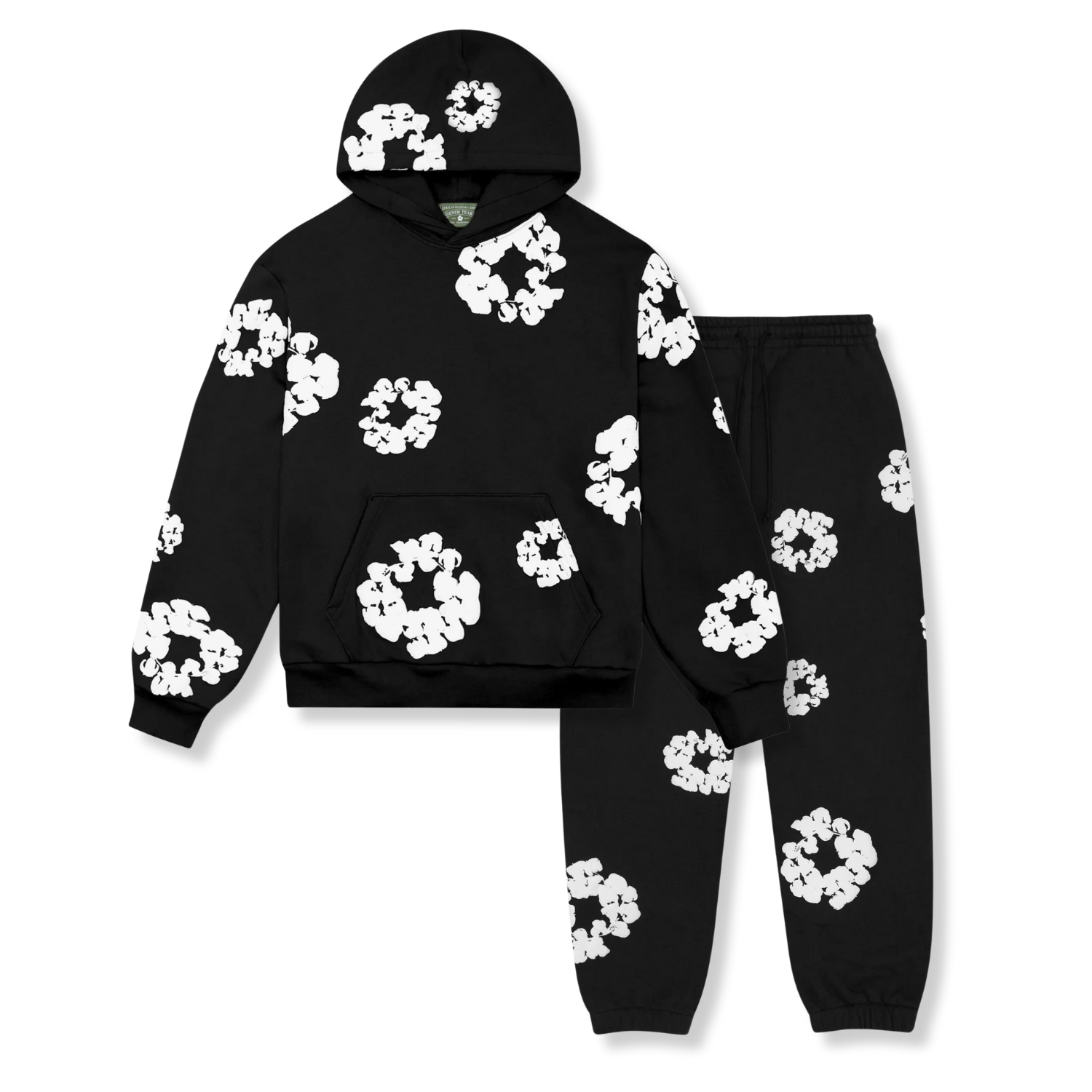 Blumenmotiv Streetwear Jogginganzug - Blumenmotiv Tracksuit