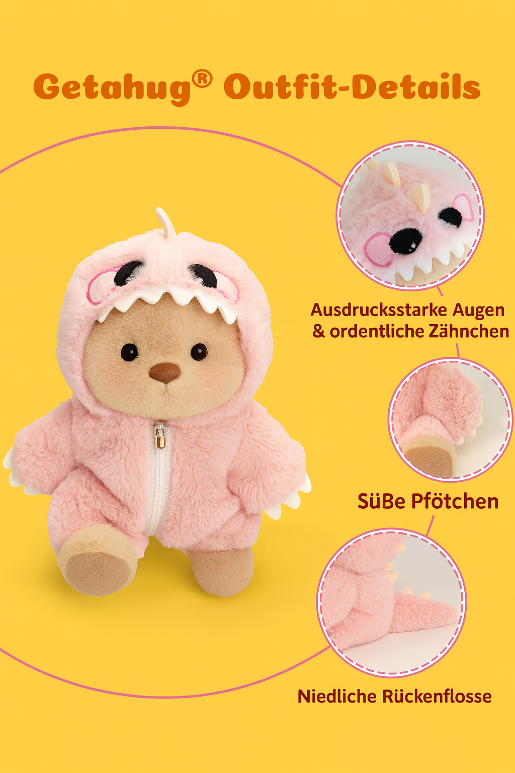 Flauschi Teddybär - Perfekt als Geschenk