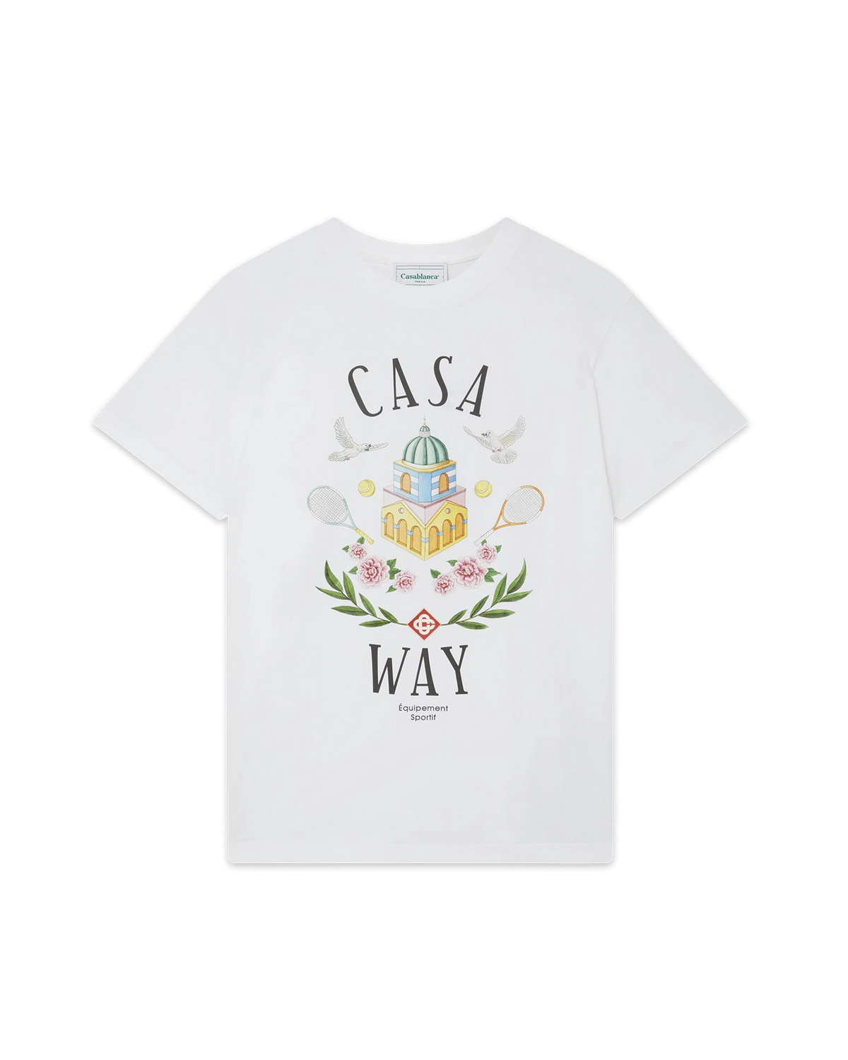 CB CASA W T-SHIRT – Weiß | Iconic Frontprint