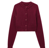Soft Knit Cropped Cardigan – Cozy Fit in 4 Farben