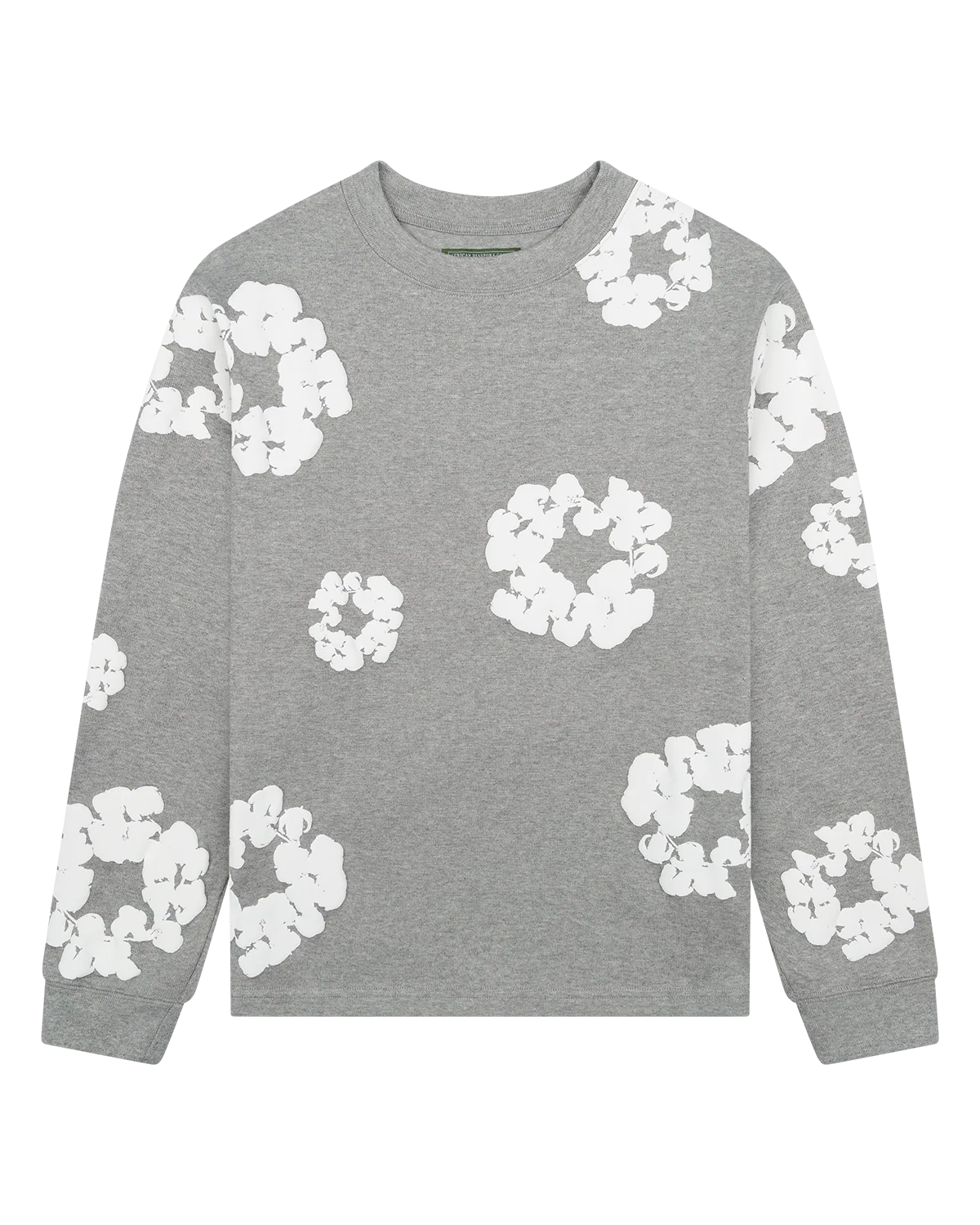Blumenmuster Sweat Shirt  - 100% Cotton