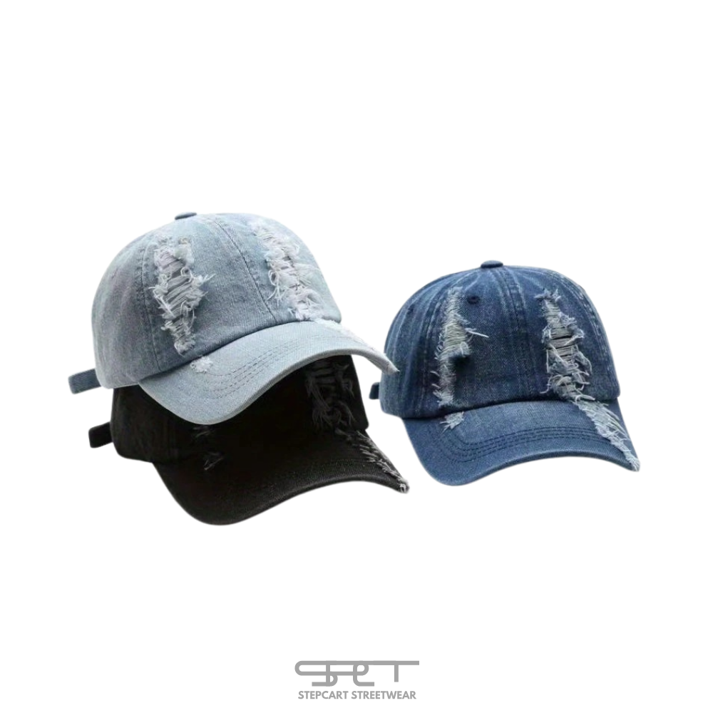SPCT - Distressed Denim Cap
