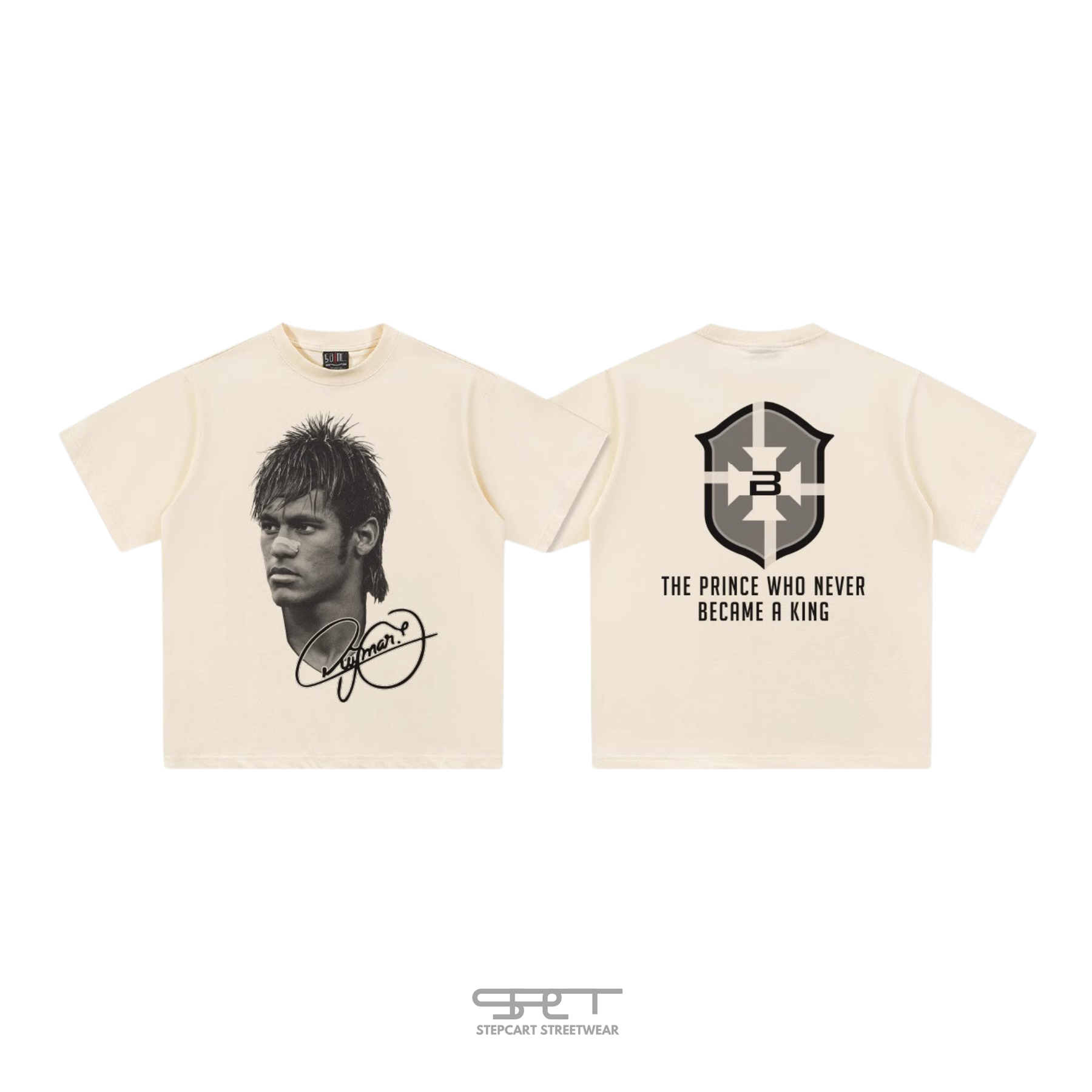 Neymar Prince Oversized Vintage T-Shirt – The Prince Who Never Became A King