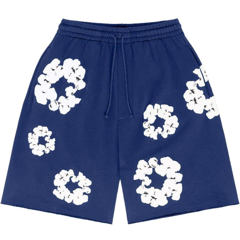 Blumenmuster Shorts  - 100% Cotton