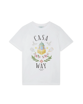 CB CASA W T-SHIRT – Weiß | Iconic Frontprint
