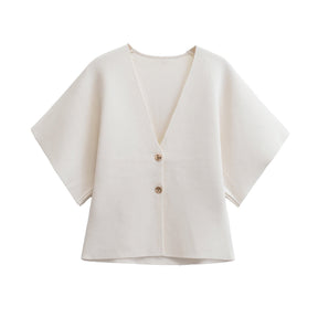 V-Ausschnitt Cardigan