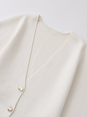 V-Ausschnitt Cardigan