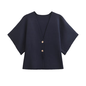 V-Ausschnitt Cardigan