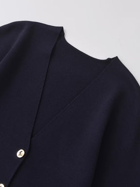 V-Ausschnitt Cardigan