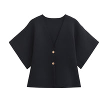 V-Ausschnitt Cardigan