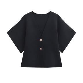V-Ausschnitt Cardigan