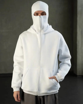 Street Ninja Hoodie -Unisex-Hoodie mit Reißverschluss StepCart Original