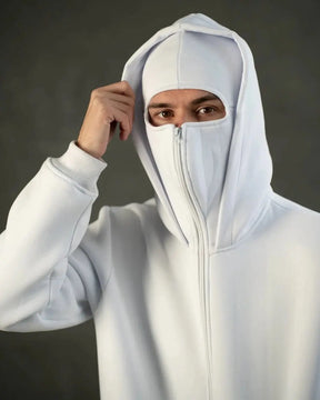 Street Ninja Hoodie -Unisex-Hoodie mit Reißverschluss StepCart Original