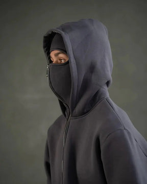 Street Ninja Hoodie -Unisex-Hoodie mit Reißverschluss StepCart Original