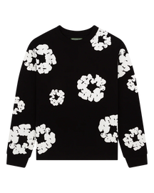 Floral Motif Streetwear Joggers - Floral Motif Joggers