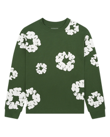 Floral Motif Streetwear Joggers - Floral Motif Joggers