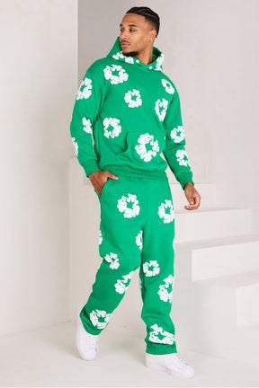 Blumenmotiv Streetwear Jogger - Blumenmotiv Jogerr