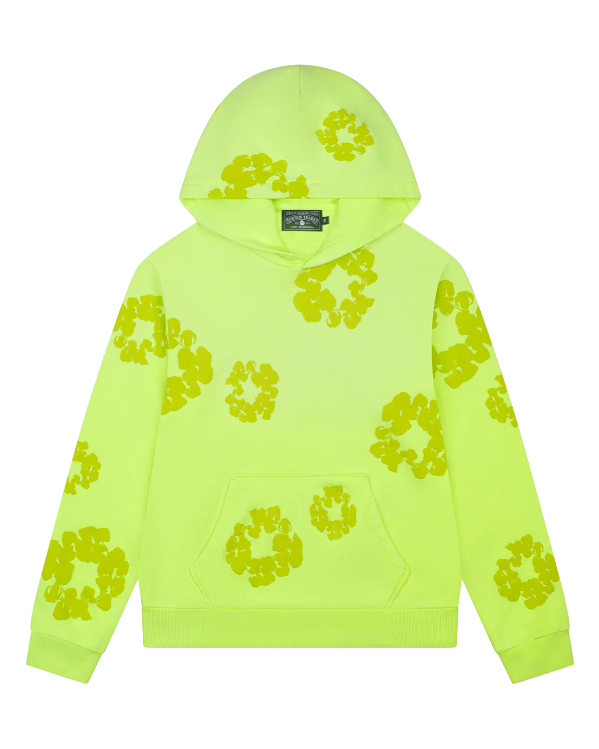 Blumenmuster Hoodie mit neuen Farben - 100% Cotton
