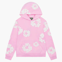 Blumenmuster Hoodie - 100% Cotton