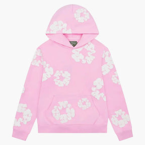 Blumenmuster Hoodie - 100% Cotton