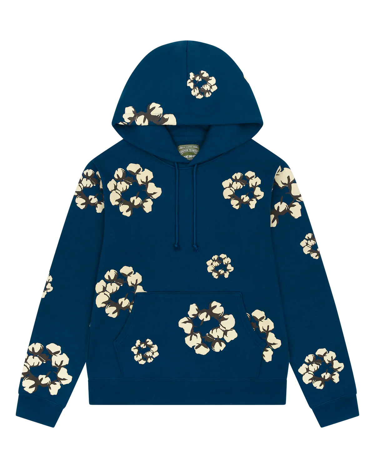 Blumenmuster Hoodie mit neuen Farben - 100% Cotton