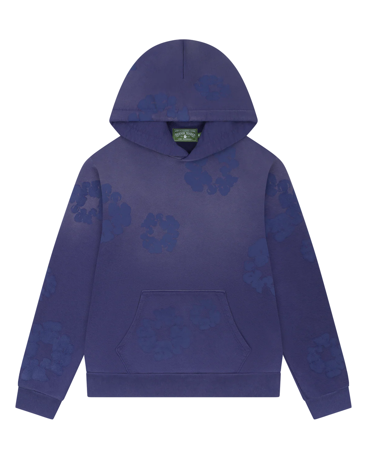 Blumenmuster Hoodie mit neuen Farben - 100% Cotton
