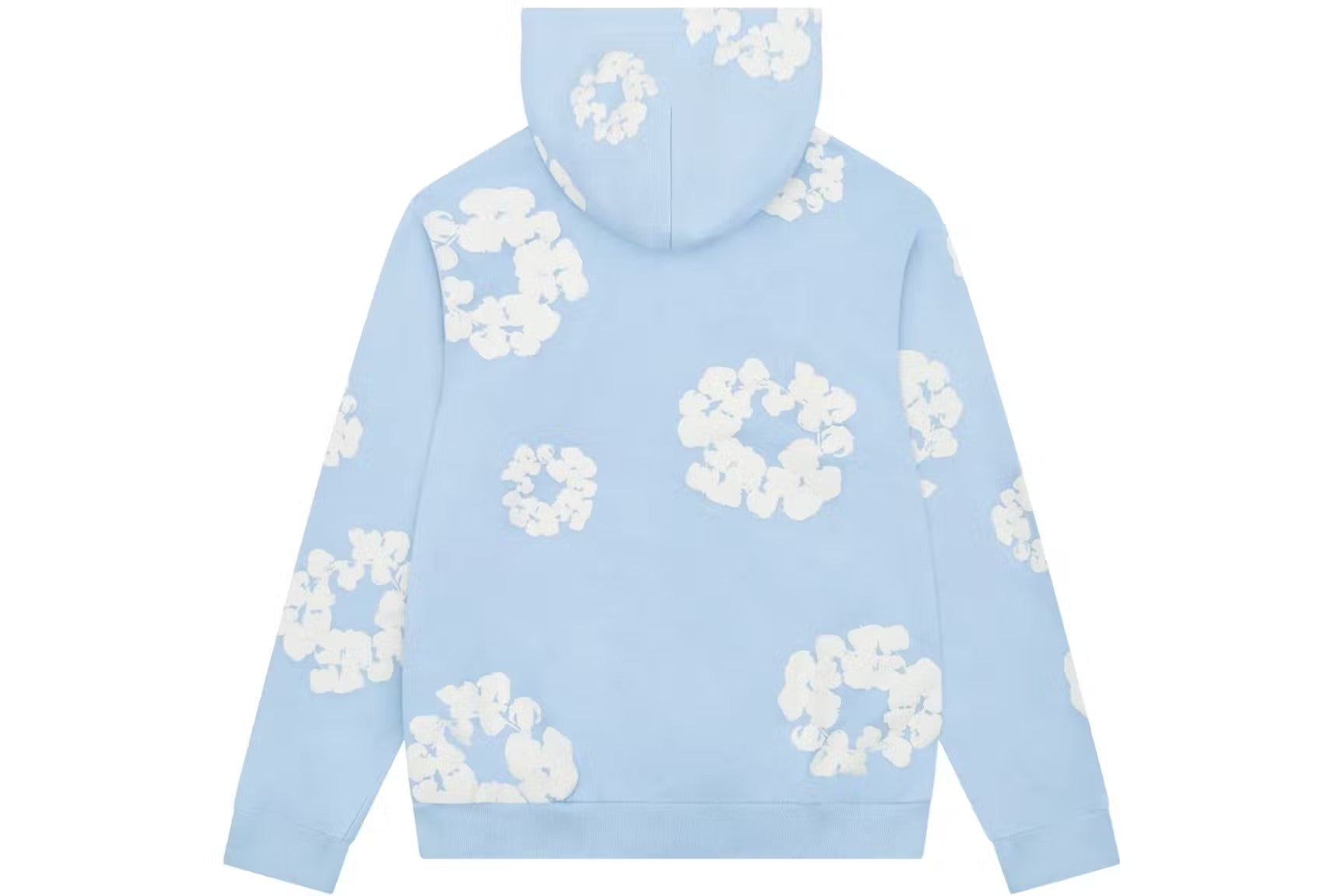 Blumenmuster Hoodie - 100% Cotton
