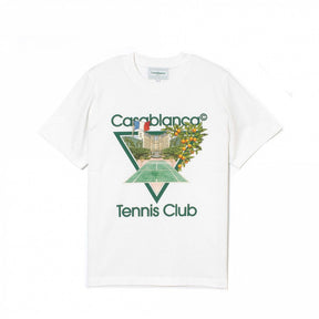 CB® Tennis Club T-Shirt – Weiß | Iconic Frontprint