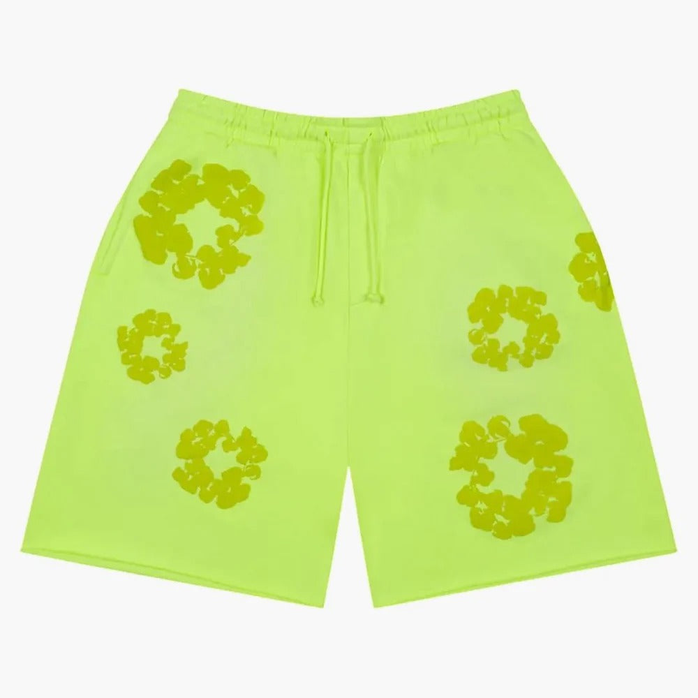 Blumenmuster Shorts  - 100% Cotton