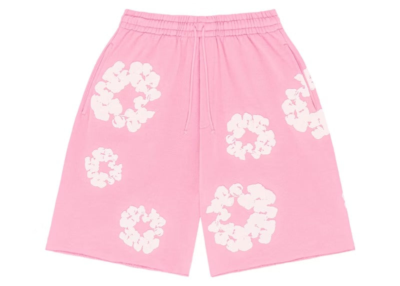 Blumenmuster Shorts  - 100% Cotton