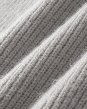 Strickjacke mit Reißverschluss und Stehkragen