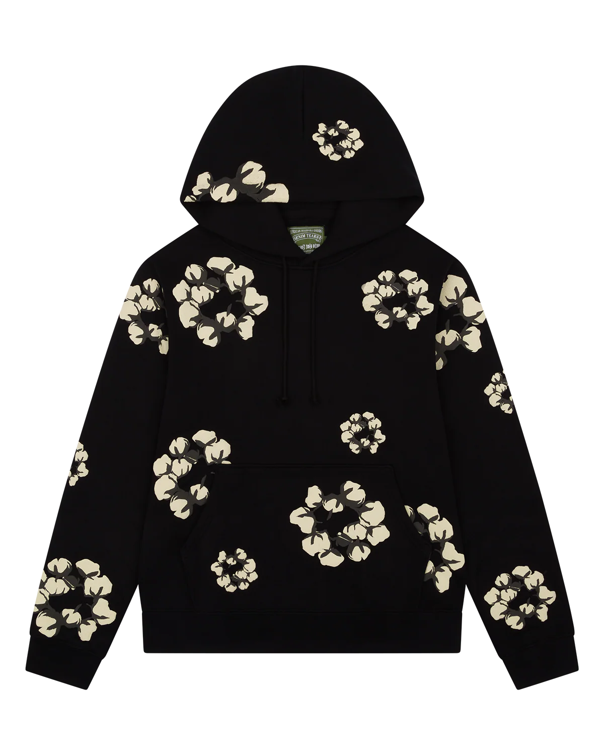 Blumenmuster Hoodie mit neuen Farben - 100% Cotton