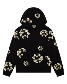 Blumenmuster Hoodie mit neuen Farben - 100% Cotton
