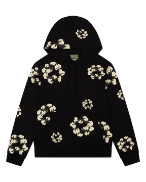 Blumenmuster Hoodie mit neuen Farben - 100% Cotton